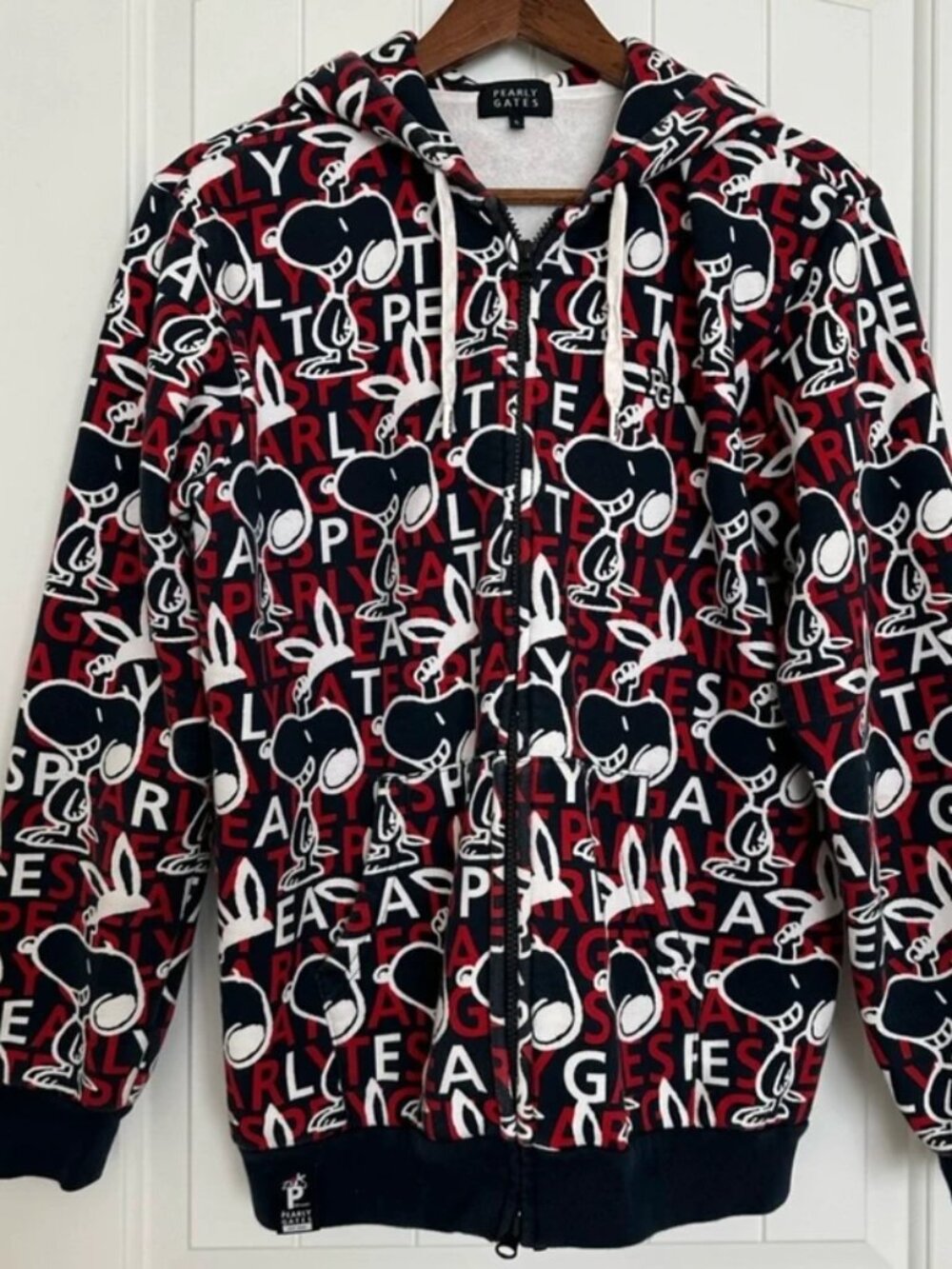 PEARLY GATES  Snoopy Golf Hoodie Jacket Size 5 ( M )